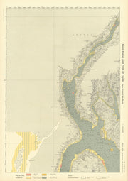 68b. Loch Fyne. Arran Kintyre Argyll Bute Sound. KRIEGSMARINE Nazi map 1940