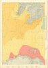 71a. North Channel Antrim Islay coast Argyll. KRIEGSMARINE Nazi map 1940