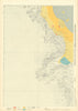 73b. Antrim & Down coast. Belfast Lough. KRIEGSMARINE Nazi map 1940 old