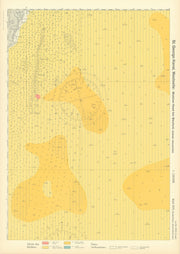 82b. Ireland coast Irish Sea Arklow Bank Wicklow. KRIEGSMARINE Nazi map 1940