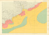 87a. Ireland coast Co. Cork harbour. Kinsale. KRIEGSMARINE Nazi map 1940