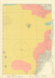 93b. Islay to Iona. Mull. Argyll. Scotland. KRIEGSMARINE Nazi map 1940 old