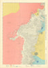 98b. North & South Uist Benbecula Hebrides. KRIEGSMARINE Nazi map 1940 old
