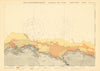Costa Cantabria Vasca Vizcaya coast Spain KRIEGSMARINE Nazi map 1943 old