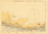 Cantabria Asturias coast Costa Verde Spain KRIEGSMARINE Nazi map 1943 old