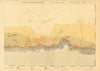 West Asturias coast Costa Verde Spain KRIEGSMARINE Nazi map 1943 old