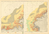 Ferrol A Coruña Fisterra. Galicia Spain. KRIEGSMARINE Nazi map 1943 old