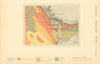Foz do Douro, Porto. Douro estuary. Portugal. KRIEGSMARINE Nazi map 1943