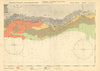 Algarve coast. Albufeira Faro. Portugal. KRIEGSMARINE Nazi map 1943 old