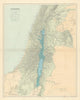 Palestine Holy Land Israel Lebanon Jordan Syria Biblical names STANFORD 1904 map