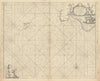 LAND'S END & THE SCILLY ISLES sea chart. Lizard & Penzance. COLLINS 1723 map