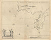 Holy-Head sea chart. Holy Island & HOLYHEAD, Anglesey. Capt. COLLINS 1723 map