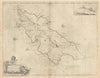 THE ISLE OF MAN sea coast chart. Douglas Ramsey Peel Castle. COLLINS 1723 map