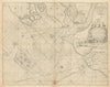 HARWICH, Orwell, Stour, Deben & Hamford Water sea chart. COLLINS 1723 old map