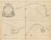 BURLINGTON BAY SCARBROUGH HARTLEPOOLE. Bridlington Scarborough. COLLINS 1723 map
