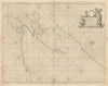 Firth of Murry. MORAY FIRTH sea chart Inverness Cromarty. COLLINS 1723 old map