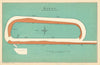 Ripon racecourse, Yorkshire. St. Wilfrid. BAYLES 1903 old antique map chart