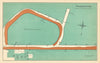 Folkestone racecourse, Kent. Westenhanger. Closed 2012. BAYLES 1903 old map