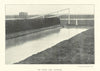 The Water Jump, Liverpool. Aintree Grand National. Horse racing 1903 old print