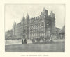 London and North-Western Hotel, Liverpool 1903 old antique print picture