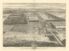 Temple Newsam House, Leeds by Kip & Knyff. Yorkshire. Lord Ingram 1709 print