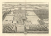 Eaton Hall, Eccleston, Cheshire by Kip/Knyff. Grosvenor Duke of Westminster 1709