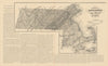 Climatological map of Massachusetts… average temperature. BLODGETT 1871
