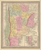 Chili, La Plata and Uruguay. Argentina Chile. THOMAS, COWPERTHWAIT 1852 map