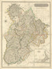 Peebles shire & town plan. Innerleithen West Linton Ettrick. THOMSON 1832 map