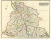 Lanarkshire north. Airdrie Motherwell Glasgow East Kilbride. THOMSON 1832 map