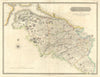 Renfrewshire. Paisley Barrhead Greenock Glasgow Dumbarton. THOMSON 1832 map