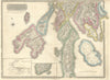 Argyllshire south Campbeltown Bute Lagavulin Islay Jura Kintyre THOMSON 1832 map