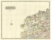 Perthshire north west. Lochs Rannoch, Tay & Ericht. Kinloch. THOMSON 1832 map