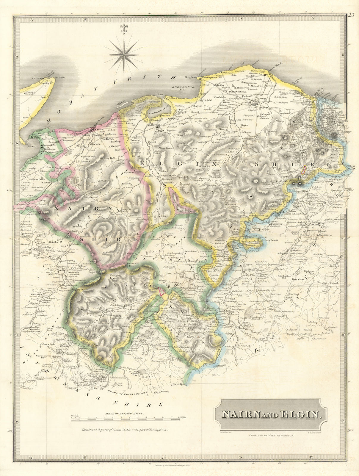 Nairn & Elgin. Morayshire. Speyside. Grantown Dufftown Forres. THOMSON ...