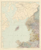 North west England & North Wales. Isle of Man. Large 62x50cm. STANFORD 1904 map