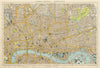 Central London N.E. City Clerkenwell Islington Hackney. STANFORD 1904 old map