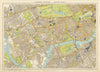 Central London S.W. Battersea Chelsea Kensington Westminster. STANFORD 1904 map