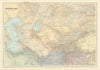 Central Asia. Trans-Caspian Aral Sea Khiva Bokhara Sirdaria STANFORD 1904 map