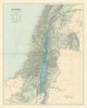 Palestine Holy Land Israel. Biblical & historical names. STANFORD 1904 old map