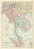 Indo-China. Indochina. Siam Annam Burma Thailand Cambodia. STANFORD 1904 map