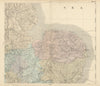 England East. Fens East Anglia Wash Lincs Norfolk Cambridgeshire. BACON 1883 map