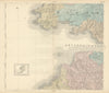 Bristol Channel. South Wales & North Devon/Cornwall coasts. BACON 1883 old map