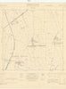 Ordnance Survey SP59SE Leics Willoughby Waterless Ashby/Peatling Magna 1955 map
