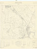 Ordnance Survey Sheet SJ76SW Cheshire Elworth Middlewich Warmingham 1969 map