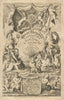 Great Britain's Coasting Pilot decorative title page. Capt G COLLINS 1693