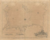 IRISH SEA chart. Lancashire Cumbria North Wales Isle of Man. COLLINS 1693 map