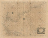 NORTH SEA coast chart. East coast of England Holland Flanders. COLLINS 1693 map