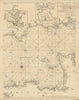 English Channel Islands Devon Dorset Brittany Plymouth Falmouth MOUNT 1702 map