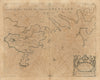 Part of the Maine Island of Shetland sea chart. Lerwick Bressay COLLINS 1693 map