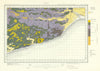 Hastings. Geological survey map. Sheet 320. Sussex Bexhill Rye High Weald 1962